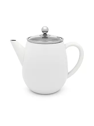 BREDEMEIJER | Teekanne Duet® EVA 1,1l Rusty-Brown | weiss